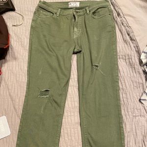 Free People Great Heights Fringed Jeans